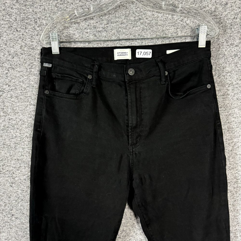 Citizens Of Humanity Women's Size 31 Black Stretch Denim Lilah High Rise Bootcut - Picture 4 of 16